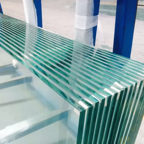 Shining high quality toughened glass.