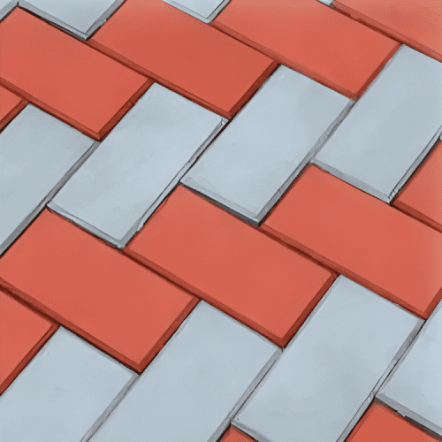 Mixed color cement paver blocks
